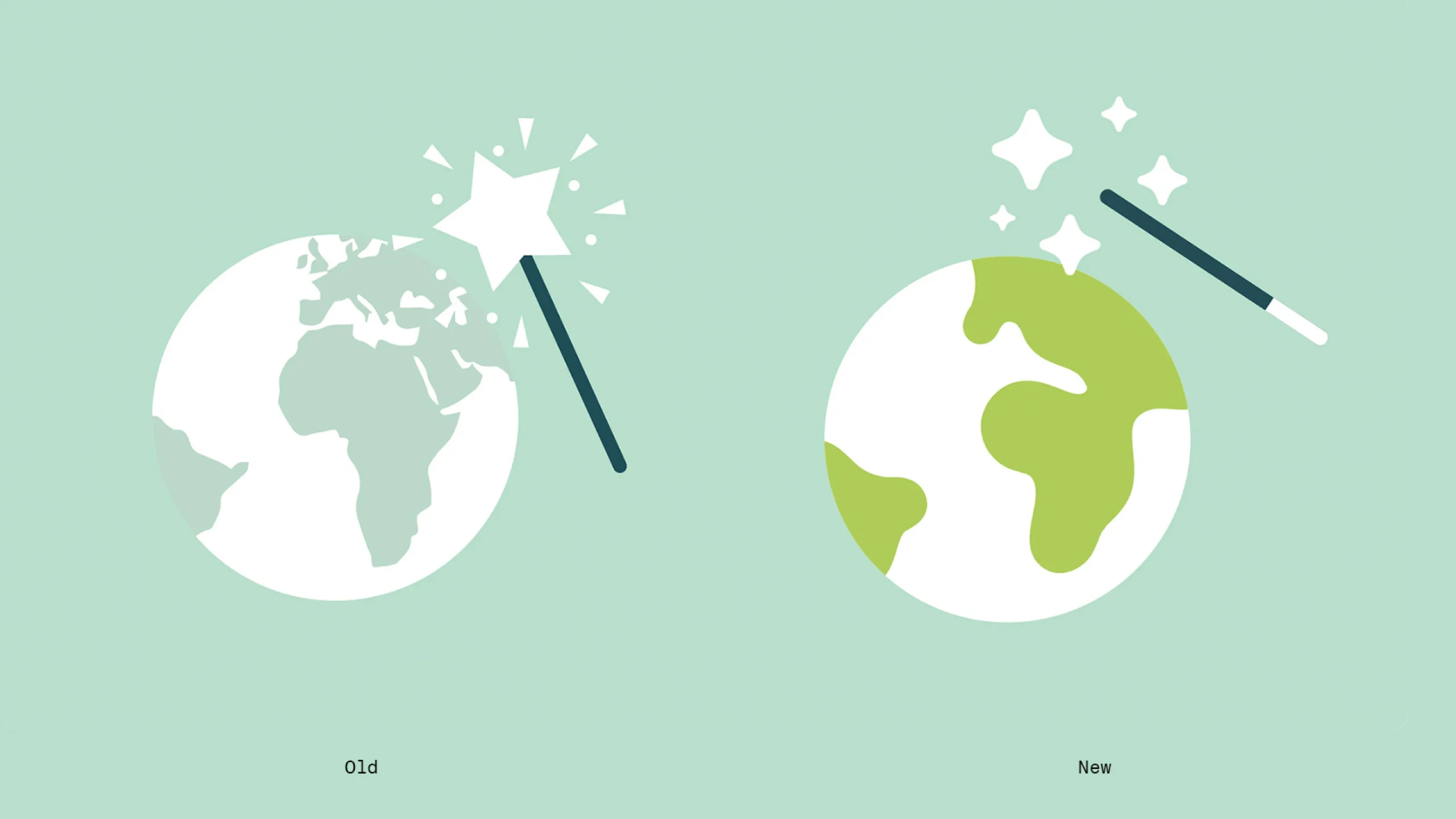Earth Icon, Rebrush
